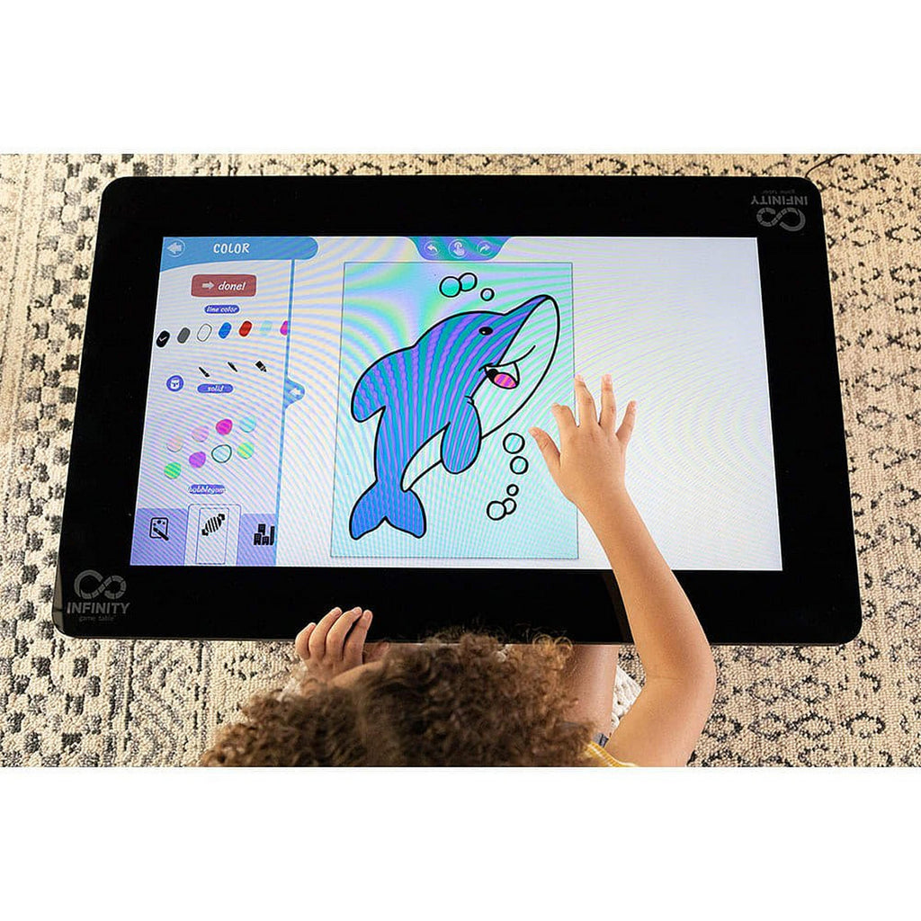 Arcade1Up Infinity Game Table 32” – Interactive Digital Board Game Table, WiFi Touchscreen, Multiplayer Gaming Console