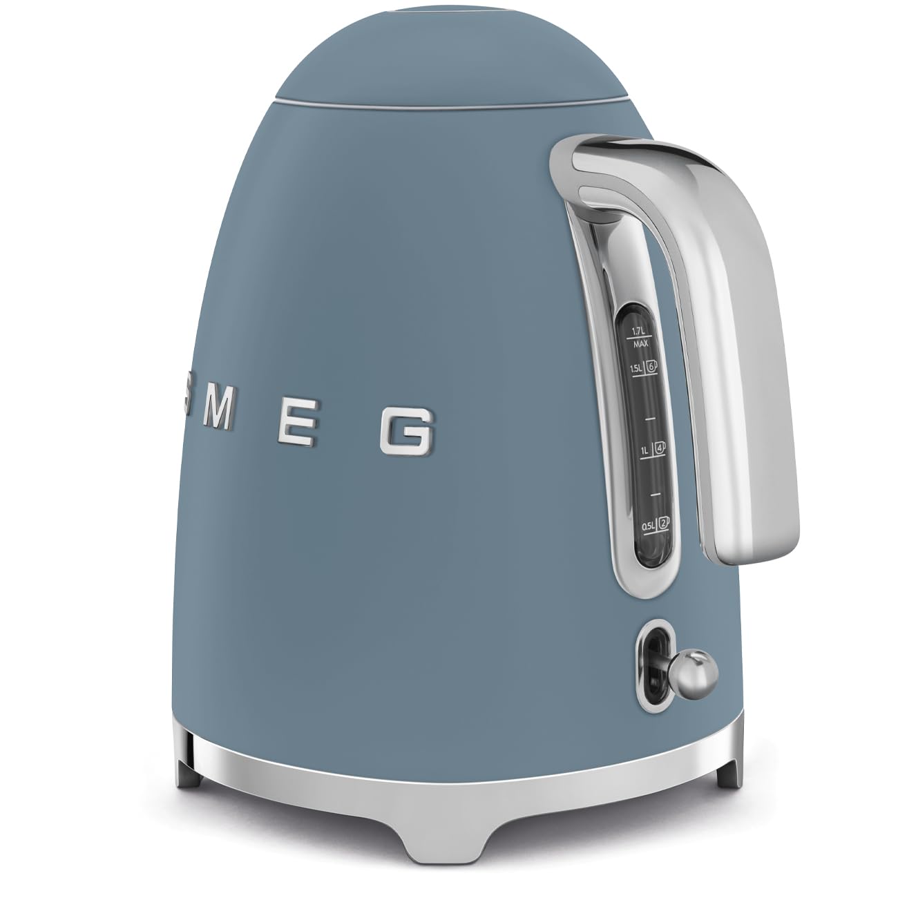 Smeg EEJB290 Breakfast Set,1.7L, 300W Storm Blue Kettle and 2 Slice Storm Blue Toaster, KLF03SBMUK/TSF01SBMUK
