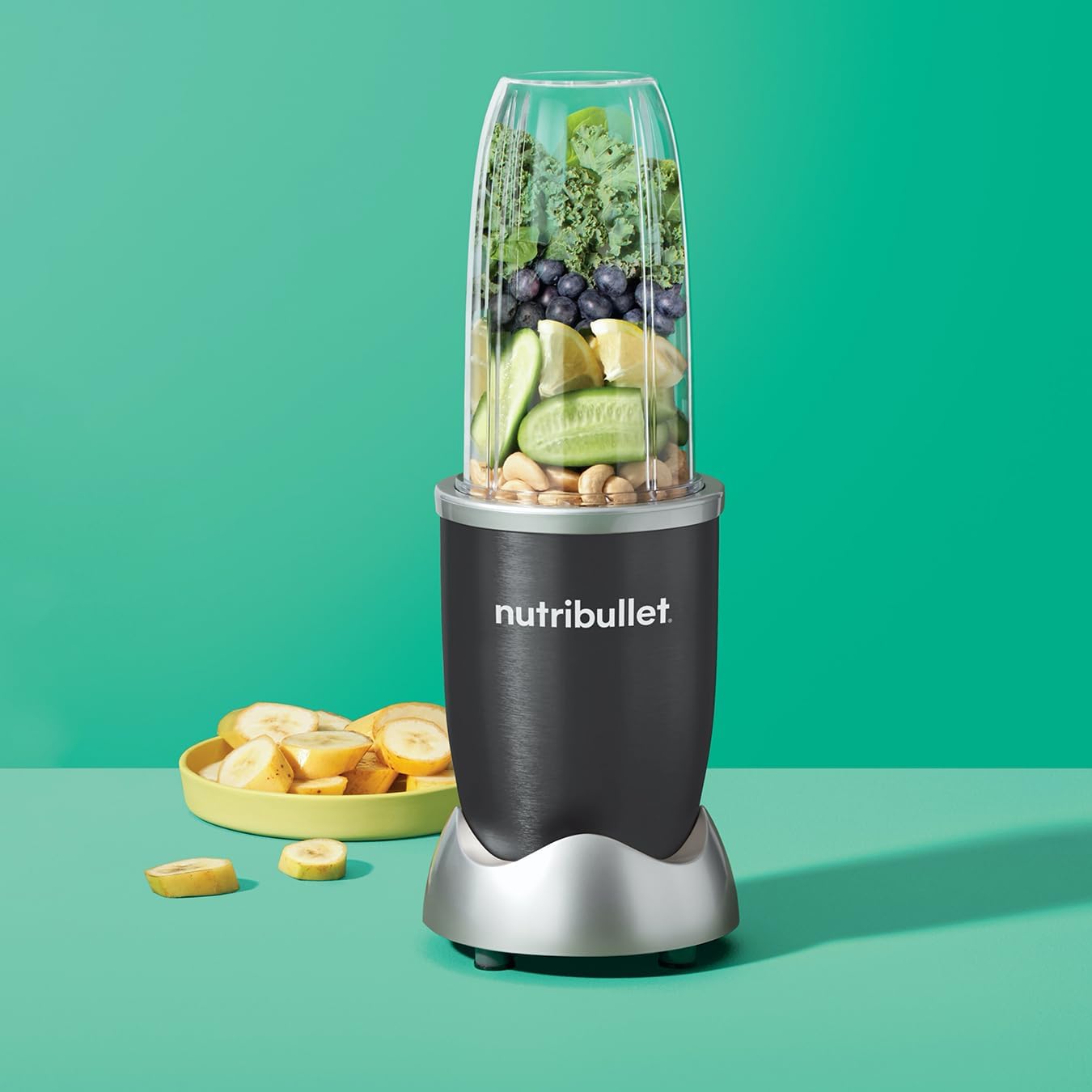 Nutribullet 600 Series Blender – 600W, 20,000 RPM, Smoothie Maker, 7-Piece Kit, Grey