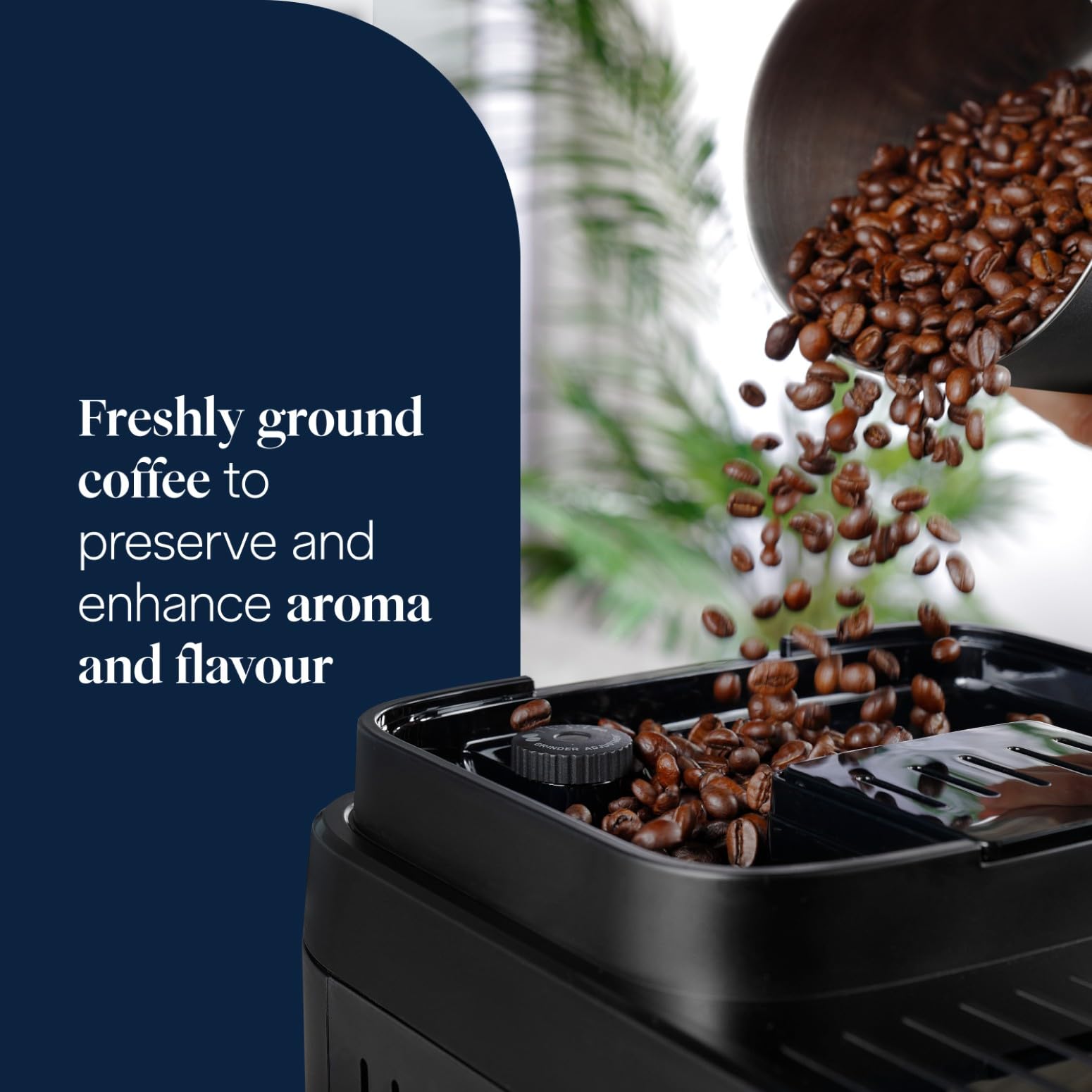 De’Longhi Magnifica Evo Next - Perfetto Automatic Coffee Machine with LatteCrema Automatic Milk Frothing, 13 One-Touch Drinks, Colour Touch Display, Silver Black (ECAM310.80.SB)