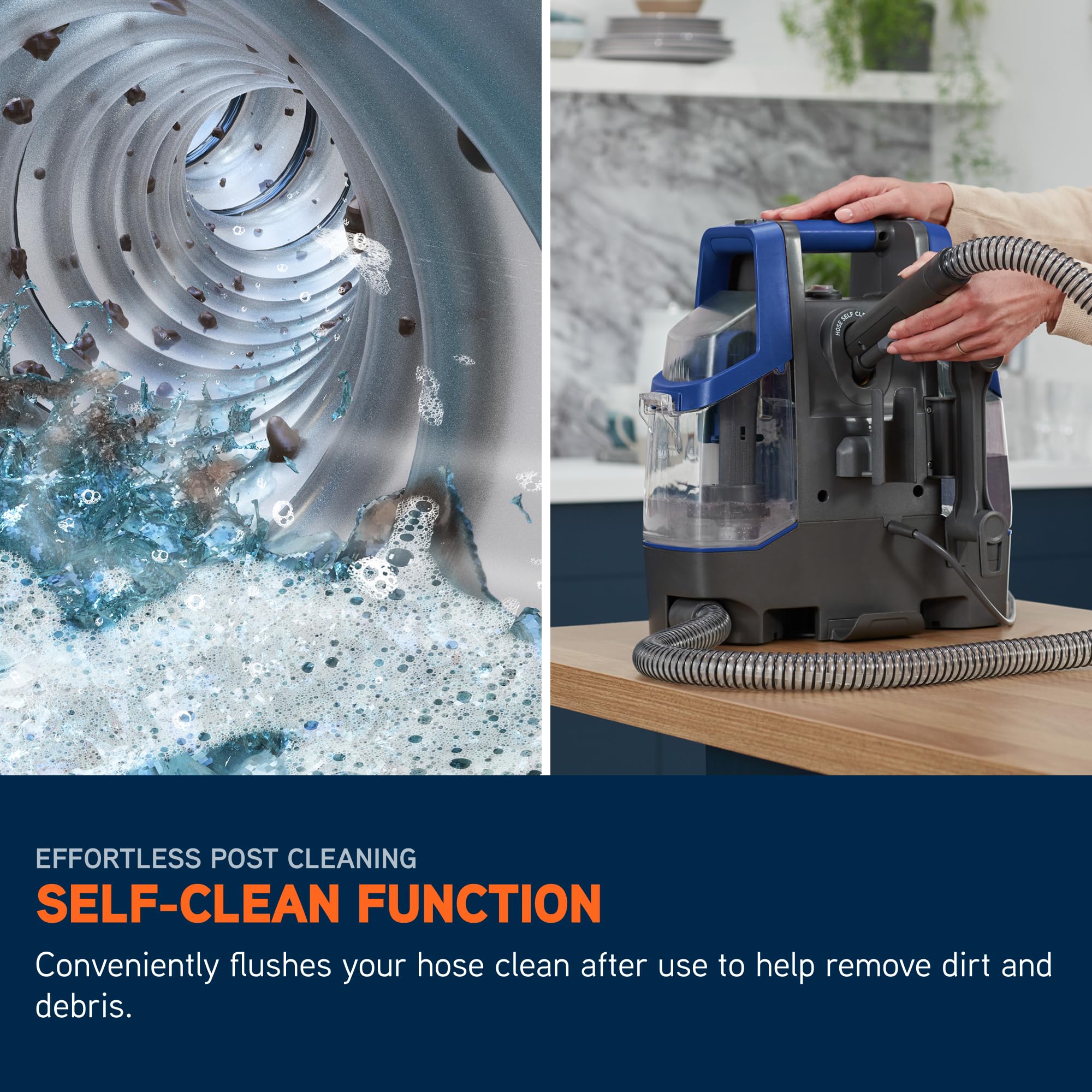 VAX SpotWash Duo Spot Cleaner, For Stains, Spills & Pet Messes, Suitable for Car, Sofa, Upholstery, Compact, Handheld Cleaning Machine Includes Pet Tool & Vax 250ml Solution, CDCW-CSXA.