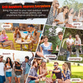 Charcoal BBQ Grill With Offset Smoker: Large Oil Drum Barbecue Barrel Grill For Outdoor Garden
