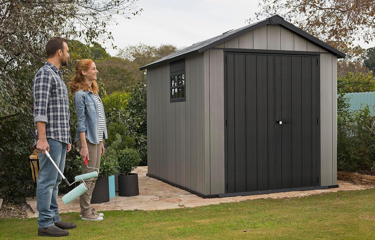 Keter 759 Oakland Shed - Grey